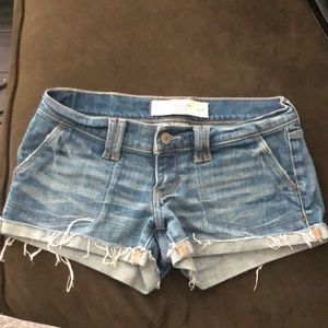 Abercrombie jean shorts